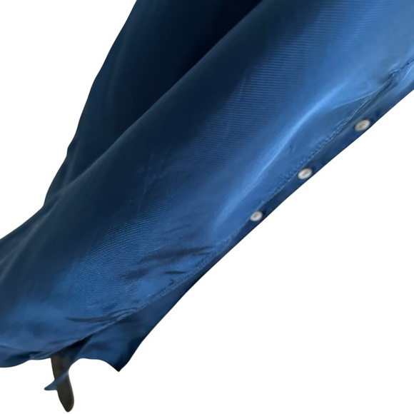 CINQ A SEPT  Womens Joyce Sleeveless Tie Waist Satin Midi Dress Sz 4 Button Up - Picture 9 of 16